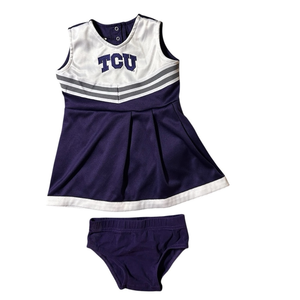 TCU Cheer Dress with Matching Bottoms